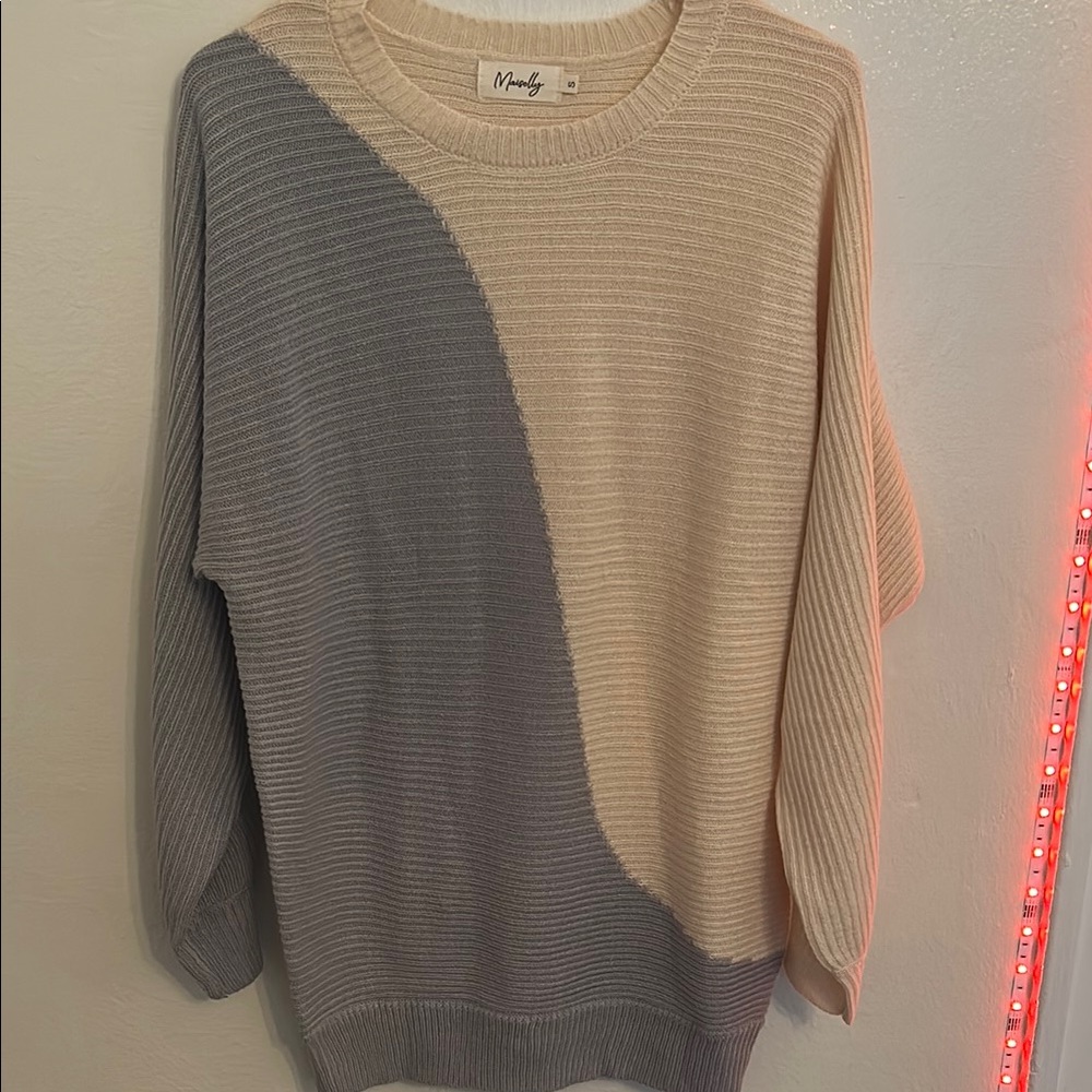 Maisolly Colorblock Knit Sweater